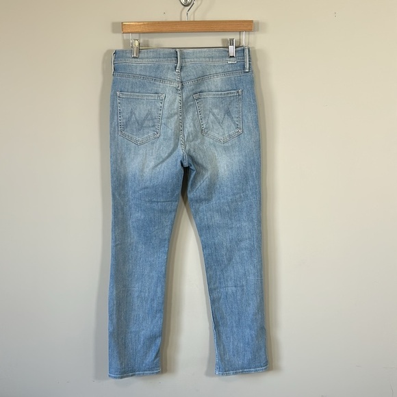 MOTHER The Lace Up Dazzler Ankle Tinge Light Wash High Waist Sz 29 - Picture 5 of 15